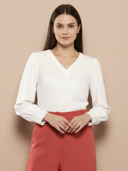TrendiVastra Women Paisley Print Top Office Wear in Teal top, paisley print, look 30 view