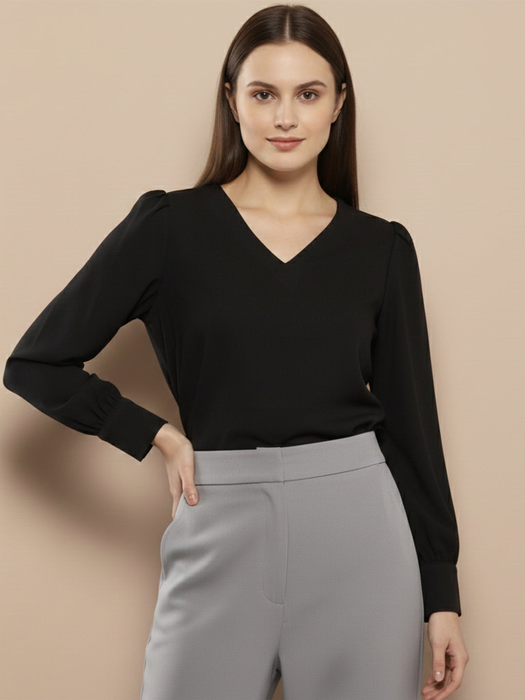 TrendiVastra Women Paisley Print Top Office Wear in Yellow top, paisley print, look 57 view