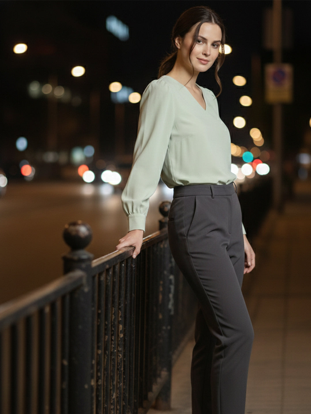 TrendiVastra Women Paisley Print Top Office Wear in Lemon top, paisley print, look 21 view