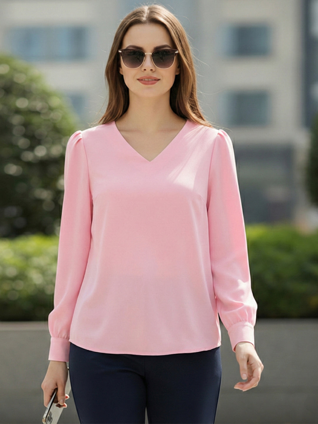 TrendiVastra Women Paisley Print Top Office Wear in Yellow top, paisley print, look 43 view