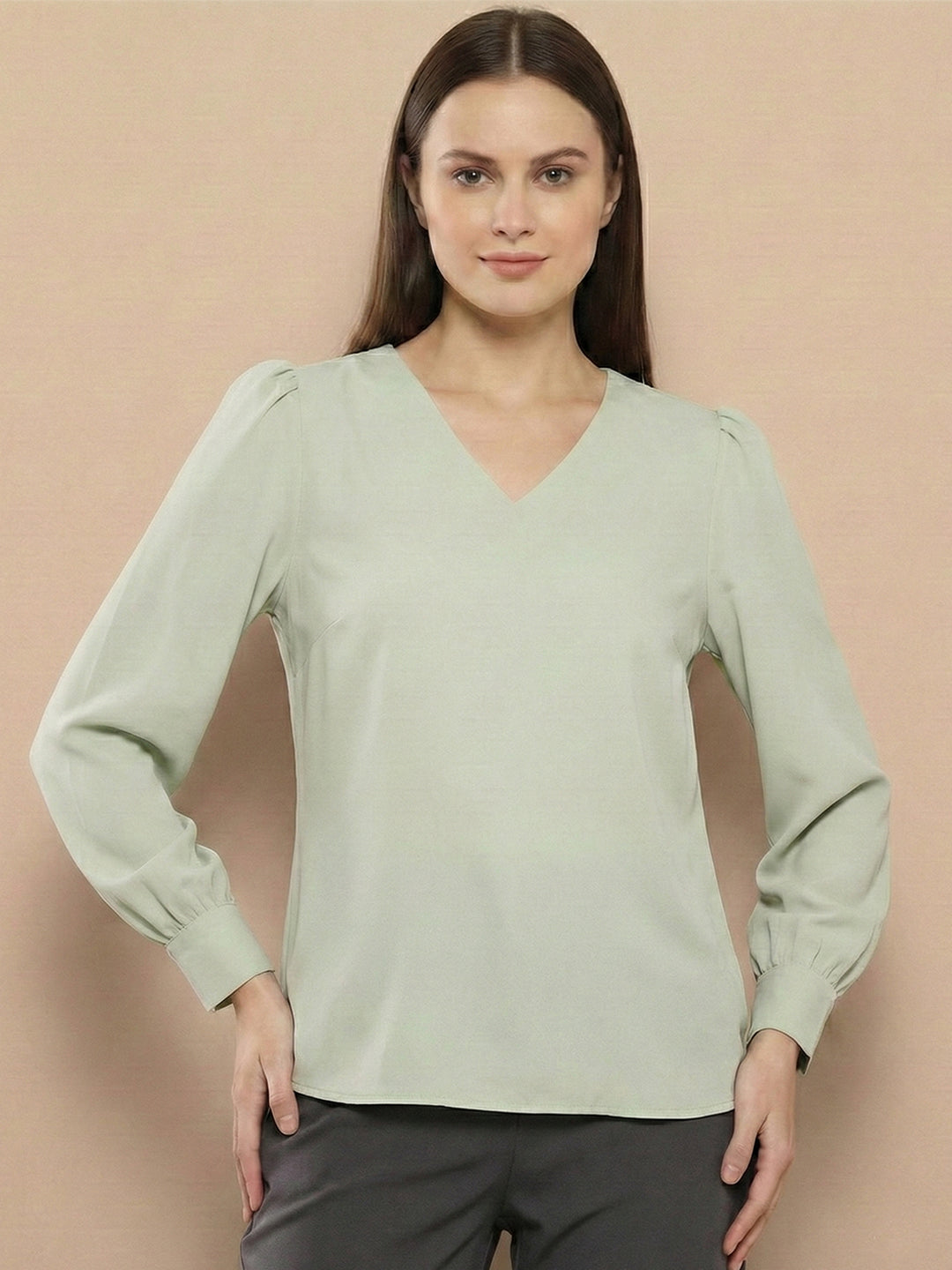 TrendiVastra Women Paisley Print Top Office Wear in Lemon top, paisley print, look 22 view