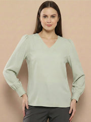 TrendiVastra Women Paisley Print Top Office Wear in Lemon top, paisley print, look 22 view