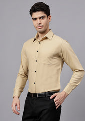 Men's Cotton Blend Slim Fit Formal Shirt