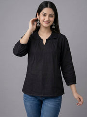 TrendiVastra Women Top Office Wear in White top, modern design, look 19 view