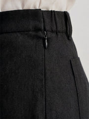 TrendiVastra Women Bottom Casual Wear Style 1 in Black bottom wear, modern design, fabric detail view
