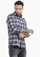 Brown Blaze Check Shirt