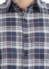 Brown Blaze Check Shirt