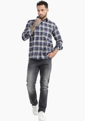 Brown Blaze Check Shirt