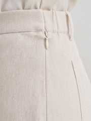 TrendiVastra Women Bottom Casual Wear in Beige bottom wear, modern design, fabric detail view