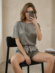 TrendiVastra Women Co-Ord Set Casual Wear in Grey co-ord set, modern design, look 6 view
