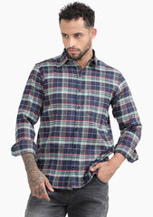 Brown Blaze Check Shirt