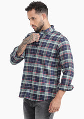 Brown Blaze Check Shirt