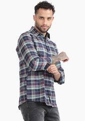 Brown Blaze Check Shirt