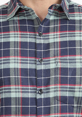 Brown Blaze Check Shirt