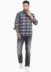 Brown Blaze Check Shirt