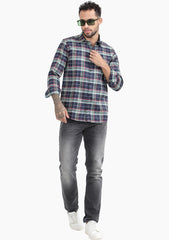 Brown Blaze Check Shirt