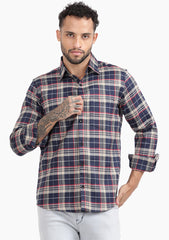 Brown Blaze Check Shirt