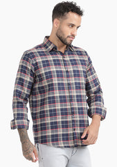 Brown Blaze Check Shirt