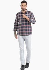 Brown Blaze Check Shirt