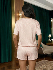 TrendiVastra Women Co-Ord Set Casual Wear in Baby Pink co-ord set, modern design, side view