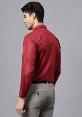 Men's Cotton Blend Slim Fit Formal Shirt