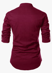 Maroon Bliss Kurta