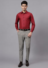 Men's Cotton Blend Slim Fit Formal Shirt