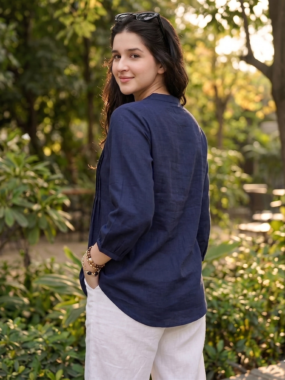 TrendiVastra Women Top Office Wear in White top, modern design, look 9 view