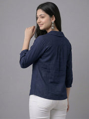 TrendiVastra Women Top Office Wear in Black top, modern design, look 15 view