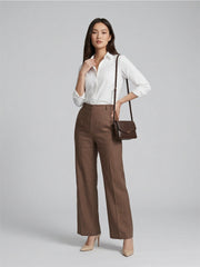 TrendiVastra Women Bottom Casual Wear in Brown bottom wear, modern design, front view