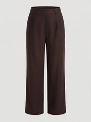 TrendiVastra Women Bottom Casual Wear in Coffee bottom wear, modern design, side view