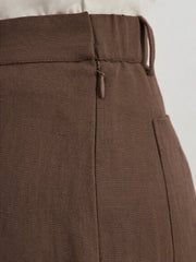 TrendiVastra Women Bottom Casual Wear in Brown bottom wear, modern design, back view