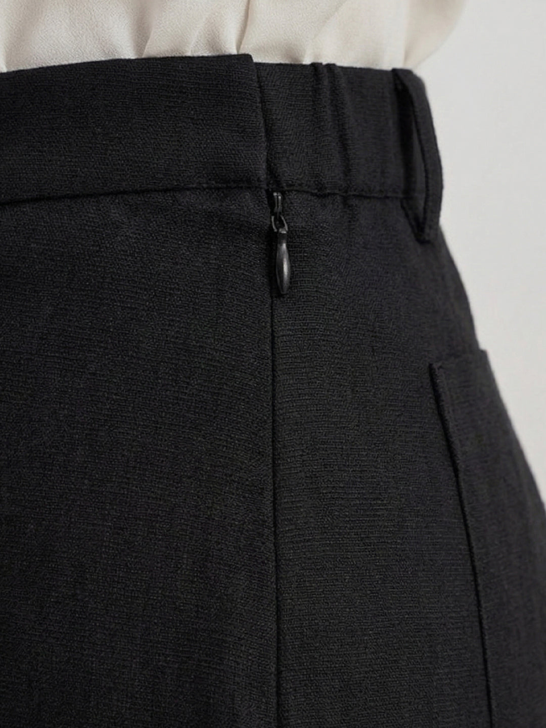 TrendiVastra Women Bottom Casual Wear in Black bottom wear, modern design, fabric detail view