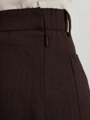 TrendiVastra Women Bottom Casual Wear in Coffee bottom wear, modern design, fabric detail view