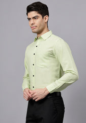 Men's Cotton Blend Slim Fit Formal Shirt