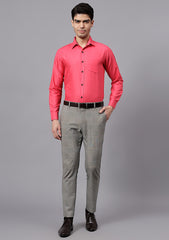 Men's Cotton Blend Slim Fit Formal Shirt