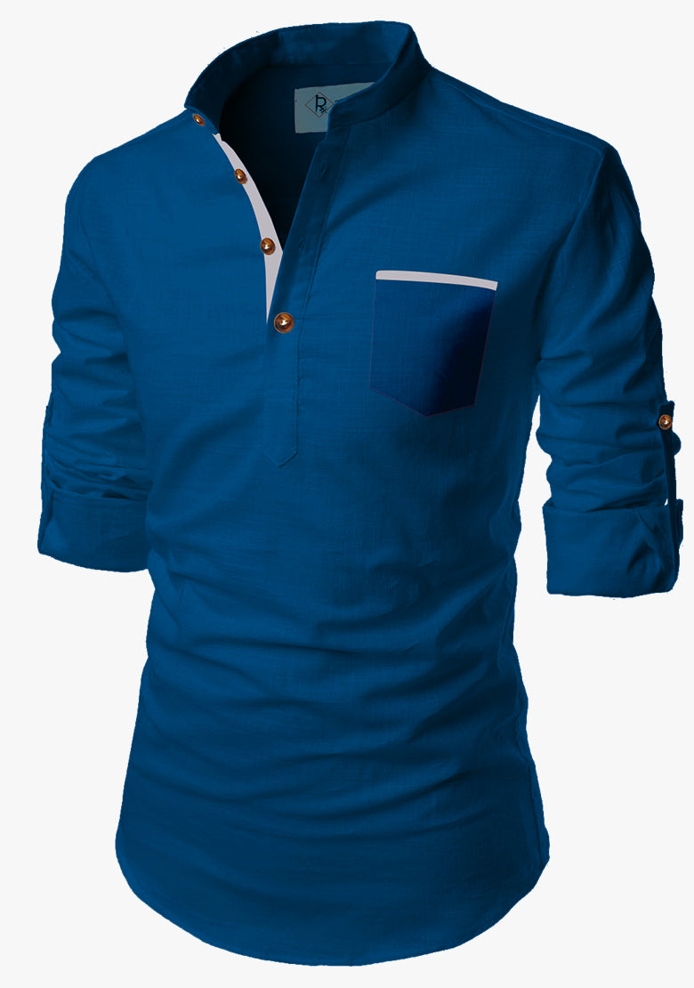 Royal Blue Regal Kurta