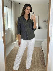 TrendiVastra Women Shirt Collar Office Wear in Light Pink shirt, modern design, collar, look 38 view