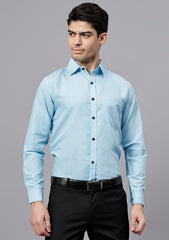 Men's Cotton Blend Slim Fit Formal Shirt