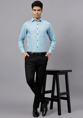 Men's Cotton Blend Slim Fit Formal Shirt