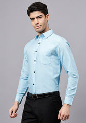 Men's Cotton Blend Slim Fit Formal Shirt