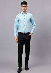 Men's Cotton Blend Slim Fit Formal Shirt