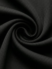 TrendiVastra Women Solid 3/4 Sleeve Top Office Wear in Black top, solid design, 3/4 sleeve, look 7 view