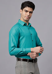 Men's Cotton Blend Slim Fit Formal Shirt