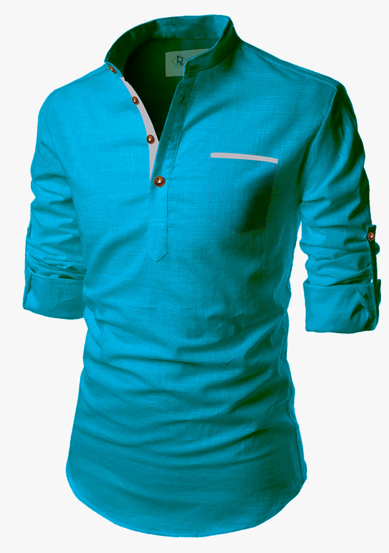 Turquoise Tranquil Kurta