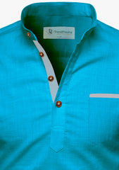 Turquoise Tranquil Kurta