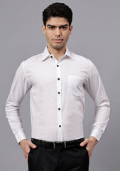 Men's Cotton Blend Slim Fit Formal Shirt