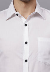 Men's Cotton Blend Slim Fit Formal Shirt