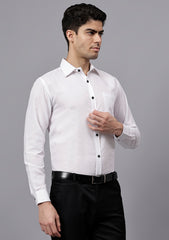 Men's Cotton Blend Slim Fit Formal Shirt