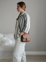 TrendiVastra Women Spread Collar Shirt Office Wear in Grey shirt, modern design, collar, side view